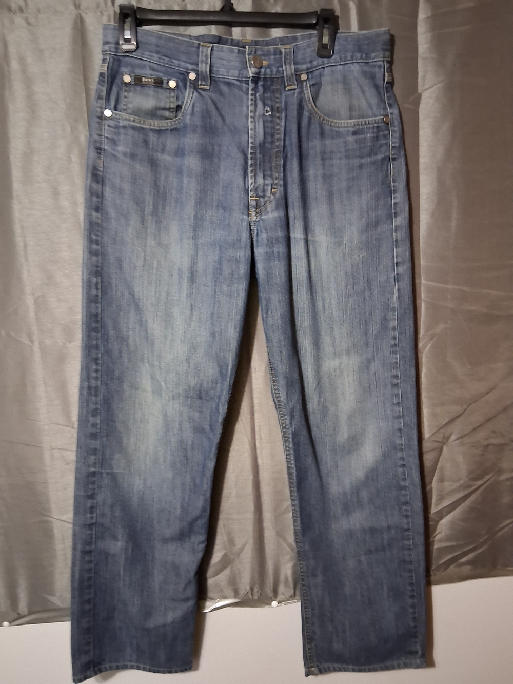 Hugo Boss Alabama Straight-Leg Light Blue Denim Jeans